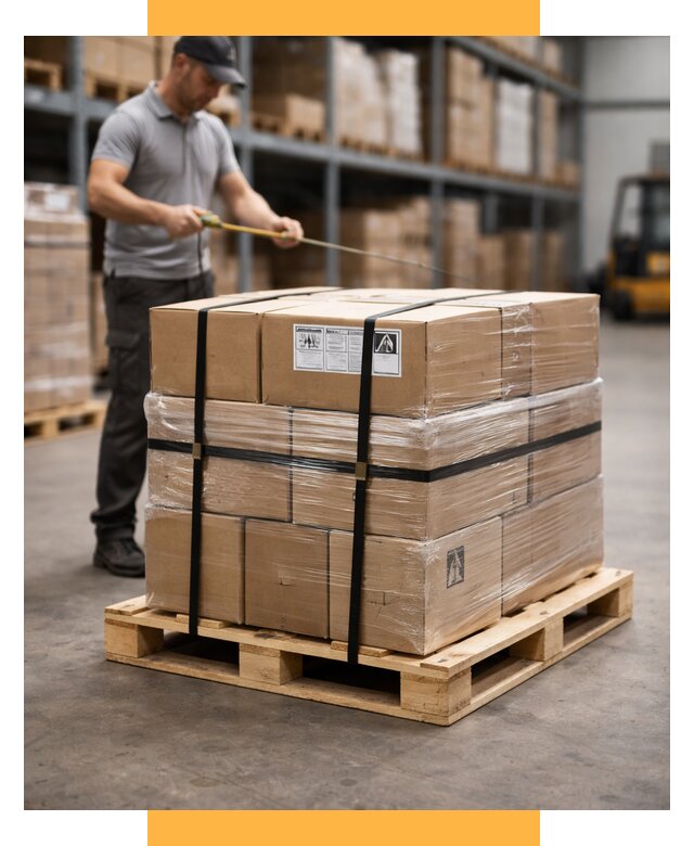 Упаковка и паллетирование грузов от 3635 р. | СетСервис-Жвс