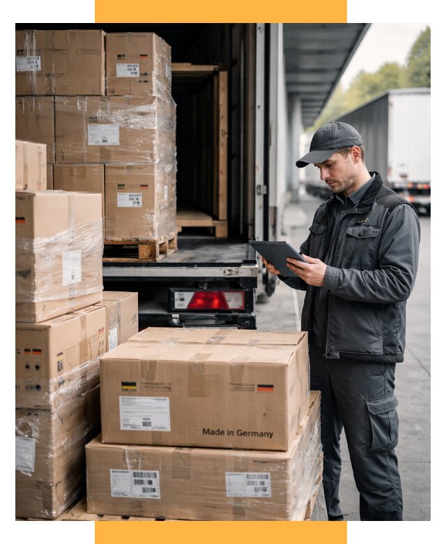 Доставка грузов из Германии от 46742 р. быстро - СетСервис-Жвс