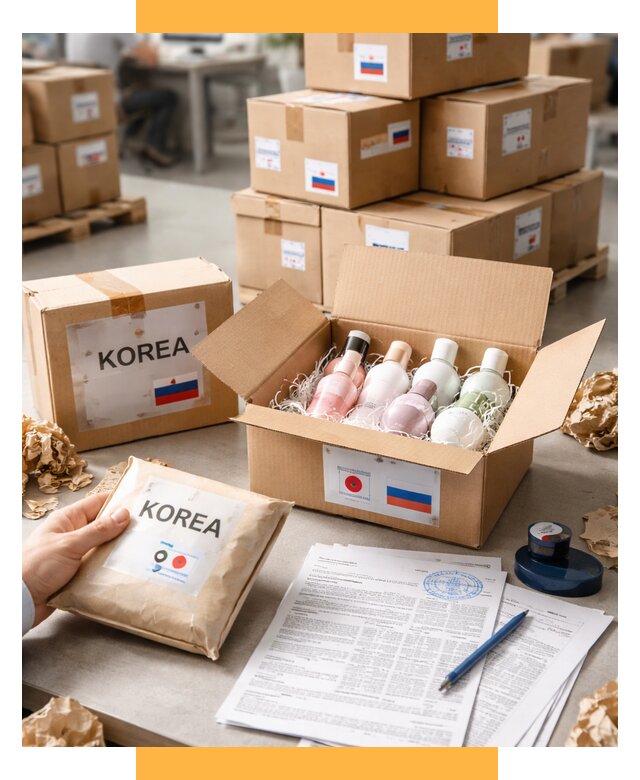 Доставка косметики из Кореи от 8829 р. под ключ | СетСервис-Жвс
