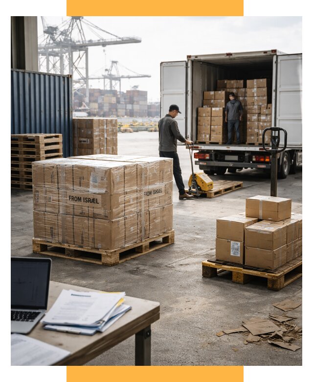 Доставка грузов из Израиля от 15581 р., логистика от СетСервис-Жвс