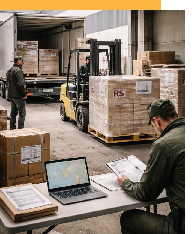 Доставка грузов в Сербию от 46742 руб, международные перевозки