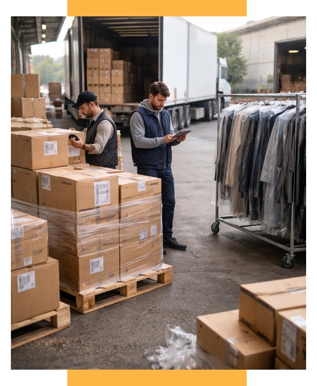 Перевозка и доставка одежды из Китая от 7790 р., СетСервис-Жвс