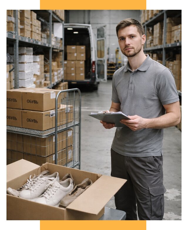 Доставка обуви из Китая и Турции от 4674 р. СетСервис-Жвс