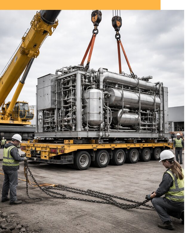 Перевозка тяжеловесных грузов по миру от 155805 руб