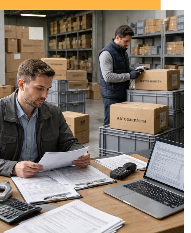 Таможенное оформление автозапчастей по выгодным тарифам от 8829